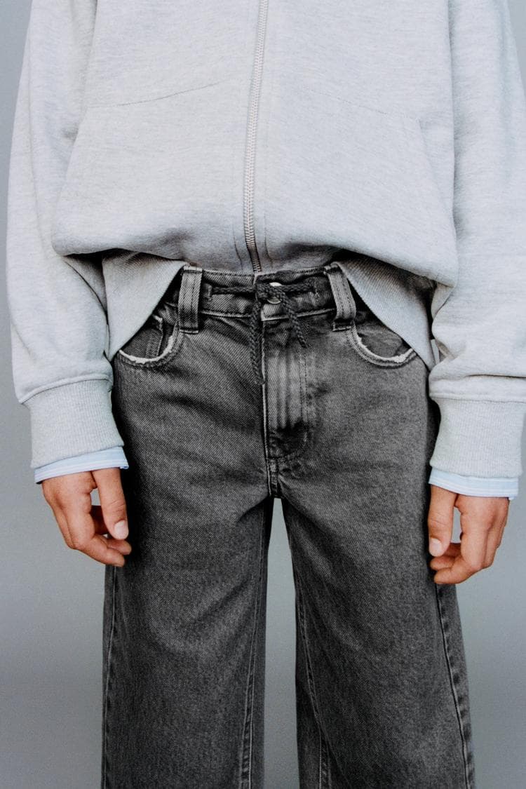Grey Drawstring Bottoms